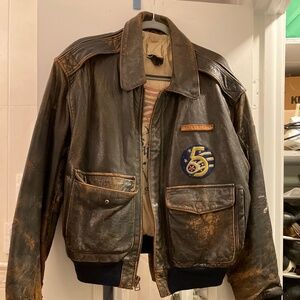 Avirex Leather Bomber